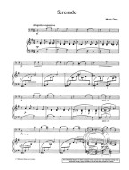 Marie Dare: Serenade (noty na violoncello, klavír)