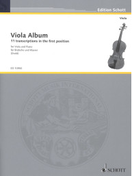 Schott Viola Album - 11 Transcriptions in the First Position (noty na violu, klavír)