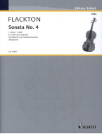 William Flackton: Sonata For Viola No.4 In C Minor Op.2 No.8 (noty na violu, klavír)