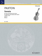 Stephen Paxton: Sonata A Major Op. 1/1 (noty na violoncello, klavír)