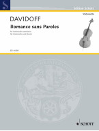 Karl Davydov: Romance sans Paroles (noty na violoncello, klavír)