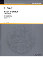 Edward Elgar: Salut d'Amour op. 12/3 in E major (noty na housle, klavír)