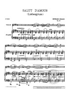 Edward Elgar: Salut d'Amour op. 12/3 in E major (noty na housle, klavír)