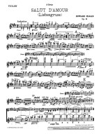 Edward Elgar: Salut d'Amour op. 12/3 in E major (noty na housle, klavír)
