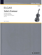Edward Elgar: Salut d'Amour op. 12/3 in D major (noty na housle, klavír)