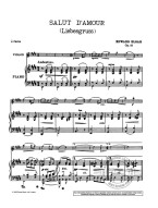 Edward Elgar: Salut d'Amour op. 12/3 in D major (noty na housle, klavír)