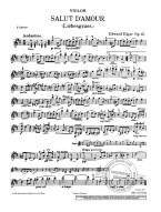 Edward Elgar: Salut d'Amour op. 12/3 in D major (noty na housle, klavír)