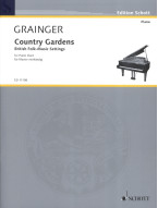 Percy Aldridge Grainger: Country Gardens - British Folk-Music Settings (noty na čtyřruční klavír)