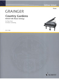 Percy Aldridge Grainger: Country Gardens - British Folk-Music Settings (noty na čtyřruční klavír)
