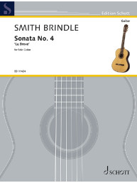 Reginald Smith Brindle: Sonata No. 4 - La Breve (noty na kytaru)