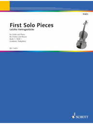 First Solos Pieces 1 (noty na housle, klavír)