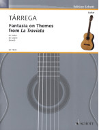 Francisco Tárrega: Fantasia on Themes from La Traviata (noty na kytaru)