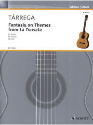 Francisco Tárrega: Fantasia on Themes from La Traviata (noty na kytaru)