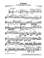Francisco Tárrega: Fantasia on Themes from La Traviata (noty na kytaru)