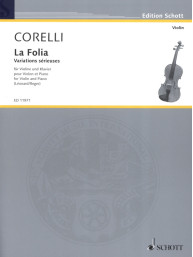 Arcangelo Corelli: La Folia (noty na housle, klavír)