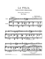 Arcangelo Corelli: La Folia (noty na housle, klavír)