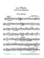 Arcangelo Corelli: La Folia (noty na housle, klavír)