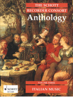 The Schott Recorder Consort Anthology 3 (noty na zobcovou flétnu)