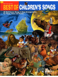Best of Children's Songs (noty na klavír, zpěv, akordy)