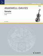 Peter Maxwell Davies: Sonata (noty na housle, klavír)