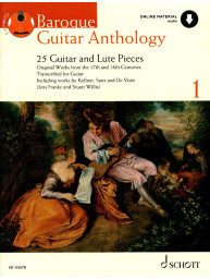 Baroque Guitar Anthology 1 (noty na kytaru)(+audio)