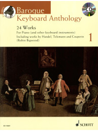 Baroque Keyboard Anthology 1 (noty na klavír)(+audio)