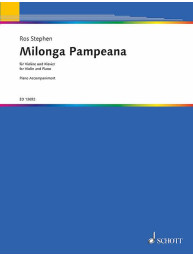 Ros Stephen: Milonga Pampeana - Piano Accompaniment (noty na housle, klavír)