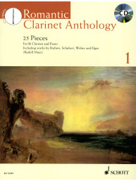 Romantic Clarinet Anthology 1 (noty na klarinet, klavír)(+audio)