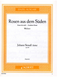 Johann Strauss Jr.: Rosen aus dem Süden op. 388 (noty na klavír)