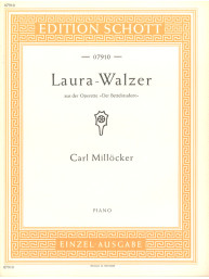 Carl Milloecker: Laura - Walzer (noty na klavír)