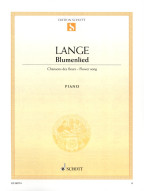 Gustav Lange: Blumenlied Opus 39 (noty na klavír)