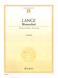 Gustav Lange: Blumenlied Opus 39 (noty na klavír)