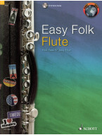 Easy Folk Flute (noty na na příčnou flétnu)(+audio)