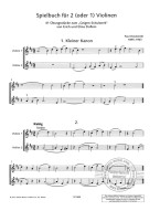 Paul Hindemith: Tune book for violins (noty na housle)