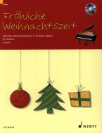 Frohliche Weihnachtszeit (noty na klavír)(+audio)