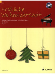 Frohliche Weihnachtszeit (noty na klavír)(+audio)