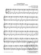 Carl Orff, Gunild Keetman: Gassenhauer nach Hans Neusiedler (noty na klavír)
