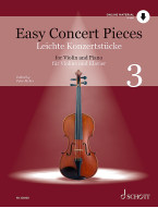 Easy Concert Pieces 3 (noty na housle, klavír)(+audio)