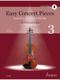 Easy Concert Pieces 3 (noty na housle, klavír)(+audio)