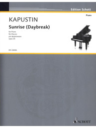 Nikolaj Kapustin: Sunrise - Daybreak op. 26 (noty na klavír)