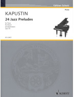 Nikolaj Kapustin: 24 Jazz Preludes op. 53 (noty na klavír)