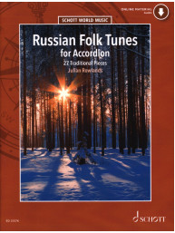 Russian Folk Tunes for Accordion (noty na akordeon)(+audio)