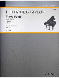 Samuel Coleridge-Taylor: Three Fours (noty na klavír)