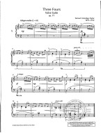 Samuel Coleridge-Taylor: Three Fours (noty na klavír)