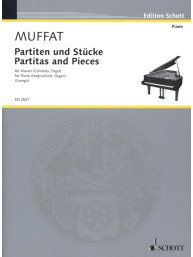 Gottlieb Muffat: Partitas and Pieces (noty na klavír)