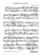Hans Werner Henze: Variations (noty na klavír)