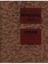 Test Pieces for Orchestral Auditions 1 – Violin (noty na housle)