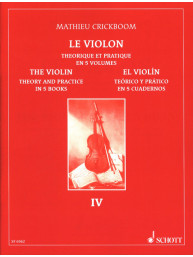 Mathieu Crickboom: The Violin Vol. 4 (noty na housle)