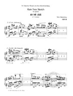 Toru Takemitsu: Rain Tree Sketch - 1982 (noty na klavír)