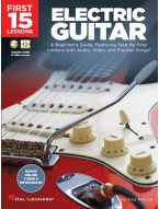 First 15 Lessons: Electric Guitar (tabulatury na kytaru)(+audio+video)